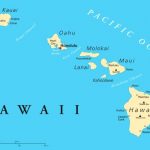 Hawaiian Islands Map