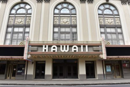 Art Deco Hawaii Theatre in Honolulu