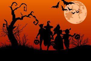 trick or treat characters on halloweeen