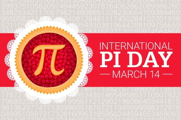 Pi Day March 14 banner