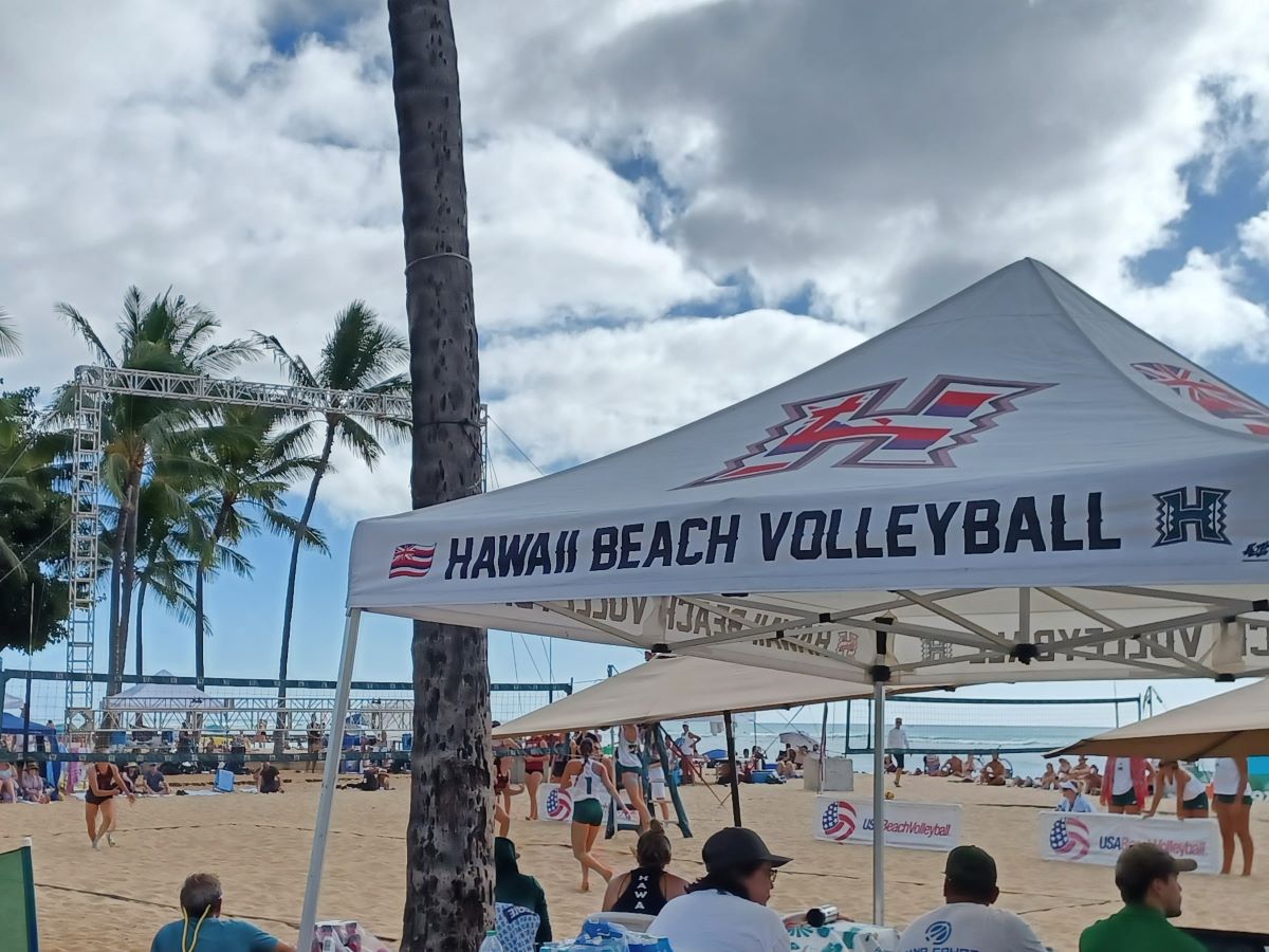 Oʻahu Queen's Cup beach volleyball tournament in Waikīkī