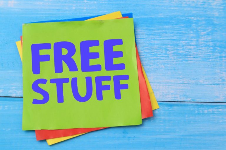free stuff post it notes