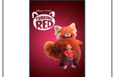 Disney Pixar movie poster Turning Red