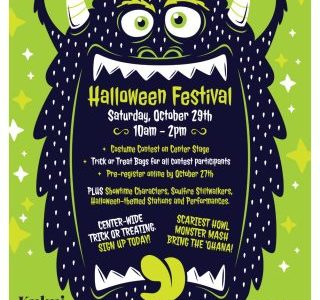 Poster for Kukui Grove Halloween 2022