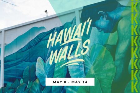 Banner for Hawaii Walls street art painting May 8-14, 2023