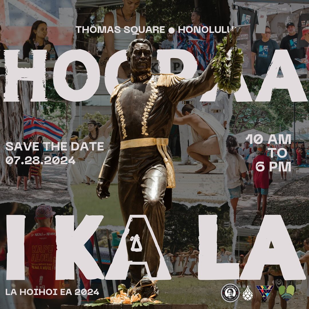 Lā Hoʻihoʻi Ea Honolulu 2024 poster