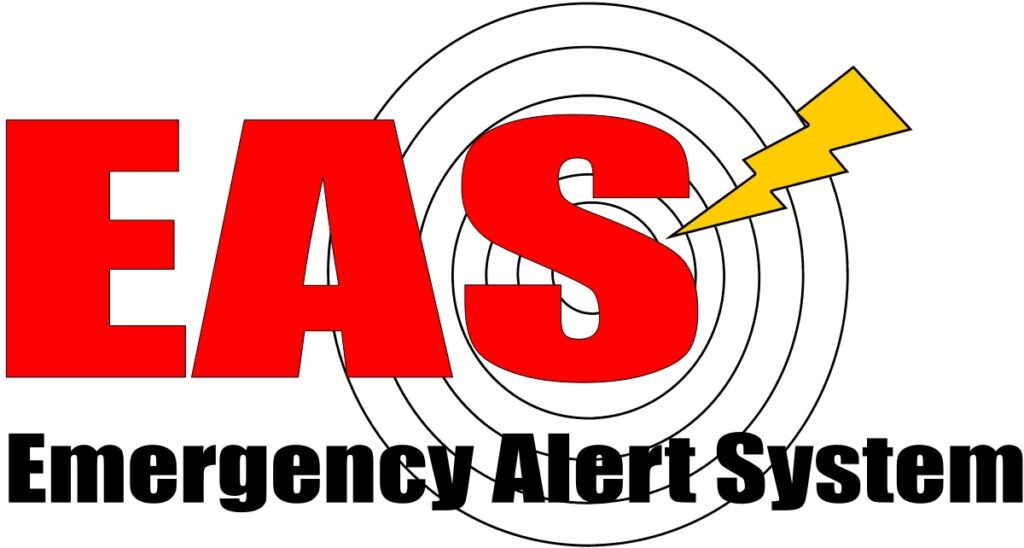 EAS emergency alert system logo