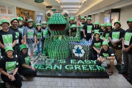 2022 Canstruction competition Best Original Design “It’s Easy Being Green”