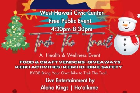 Poster for West Hawaii Civic Center event Dec 20, 2024